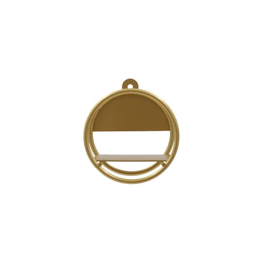 Mini Gold Round Hanging Shelf by Make Market®